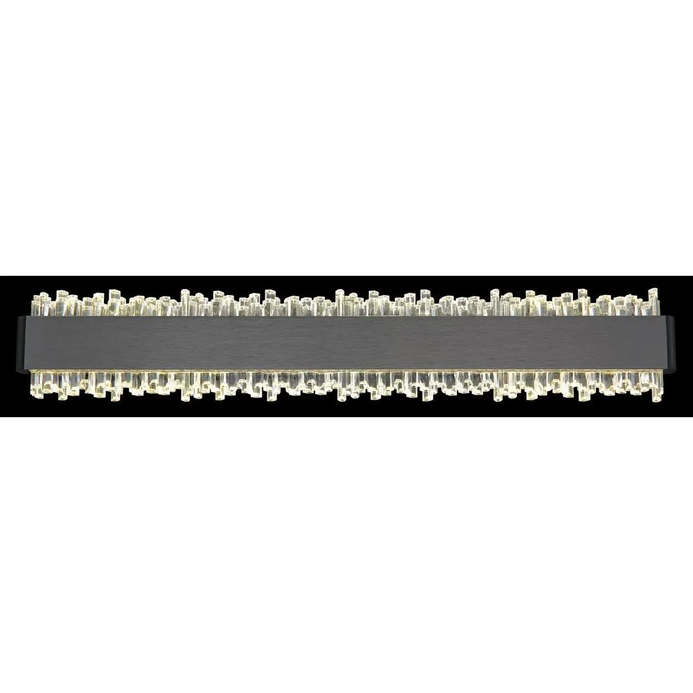 Netlighting Stalagmita 48cm Integrated LED Wall Lamp Matt Black 4000K 4