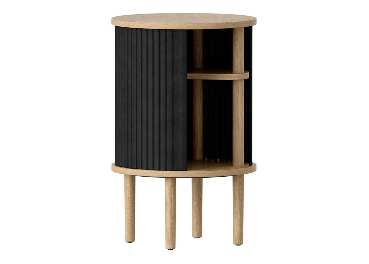 Umage Audacious Side Table Oak & Horizons Charcoal 1