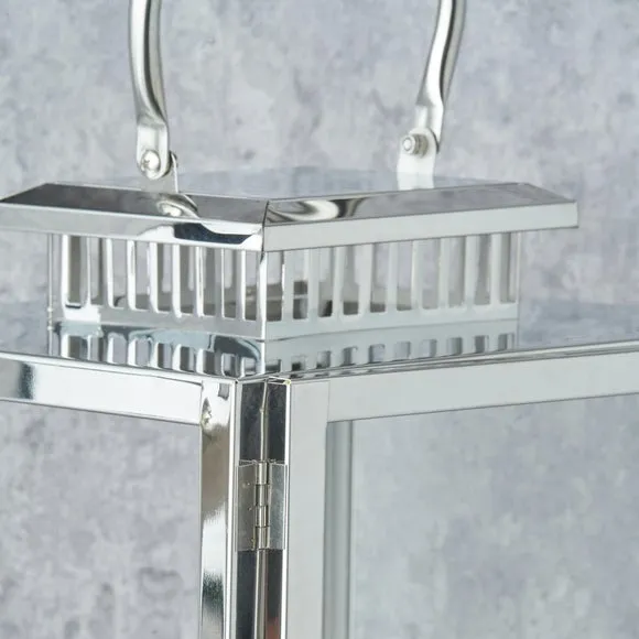 Metal & Glass Rectangular Lantern 3