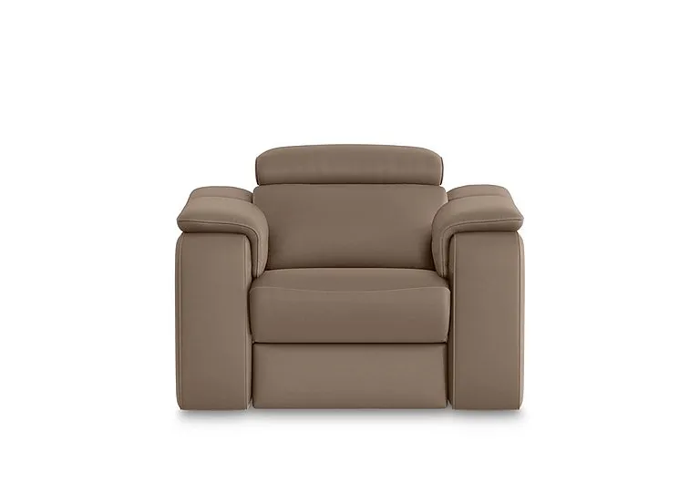 Canto Leather Armchair - Torello Taupe