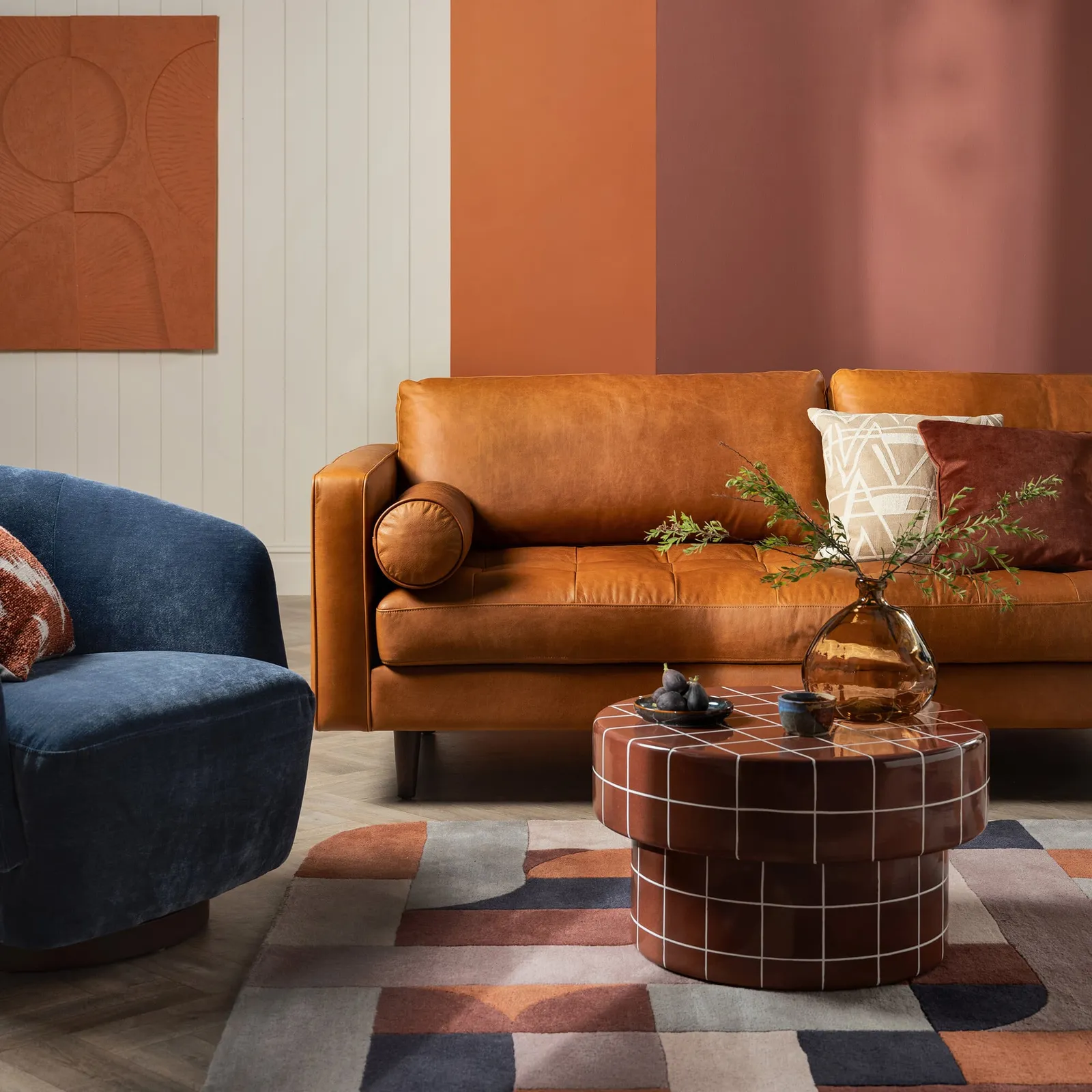 Hemingway Large 2 Seater Sofa, Brown Leather | Barker & Stonehouse 5