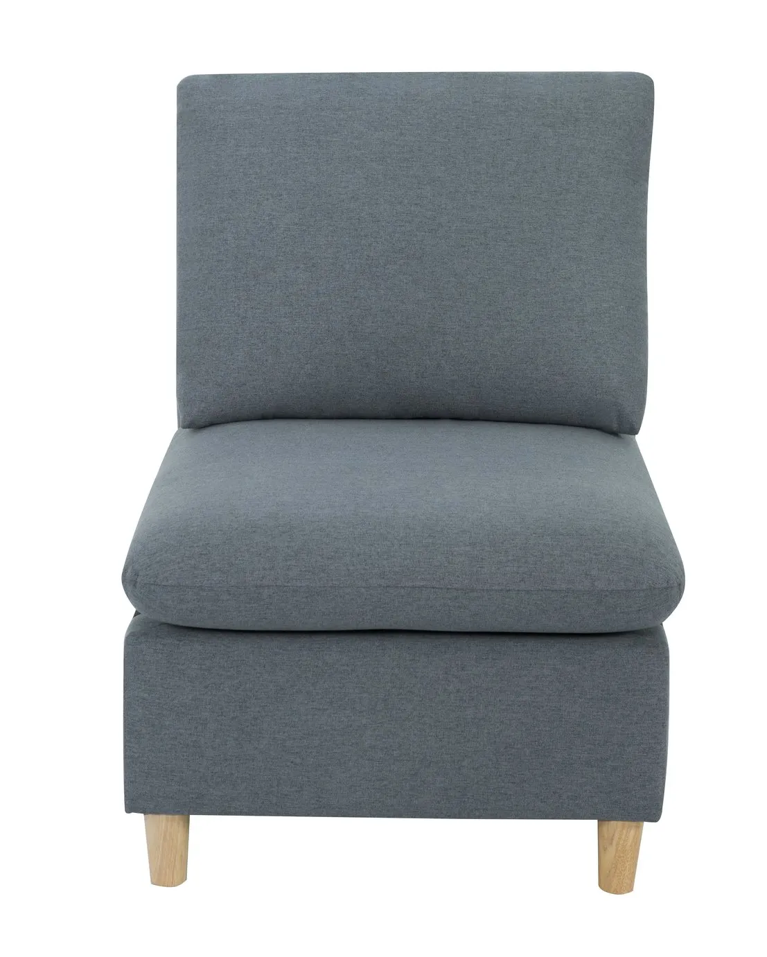 Habitat Mod Fabric Armchair without Arms - Grey