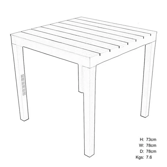 Trabella Roma 4 Seat Dining Set 4