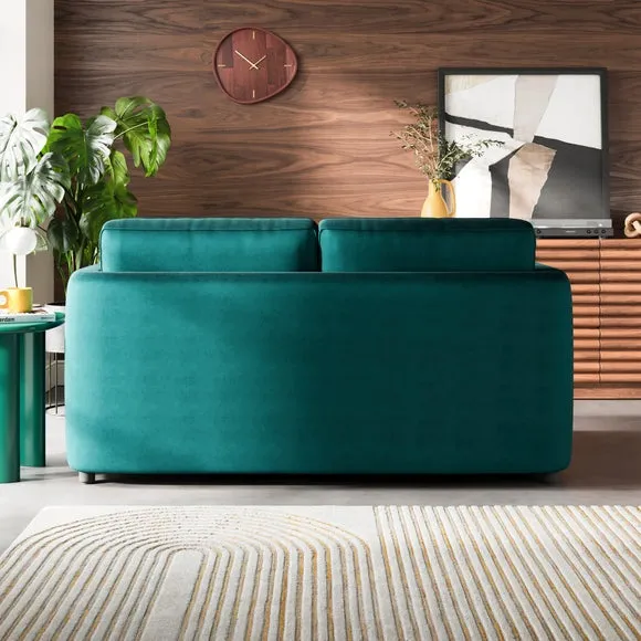 Zoe II Velvet 2 Seater Sofa 2
