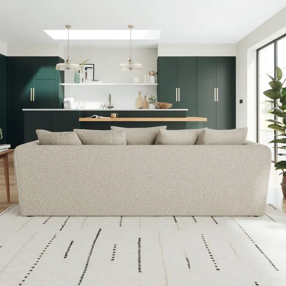 Blake Basket Weave Texture 4 Seater Sofa 3
