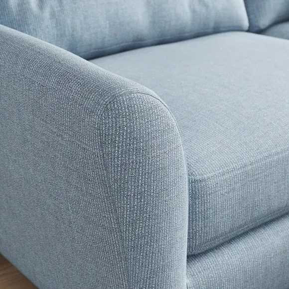 Sven Chunky Tonal Weave Reversible Corner Chaise Sofa 4