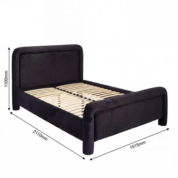 Leonnie Textured Bed Frame 4