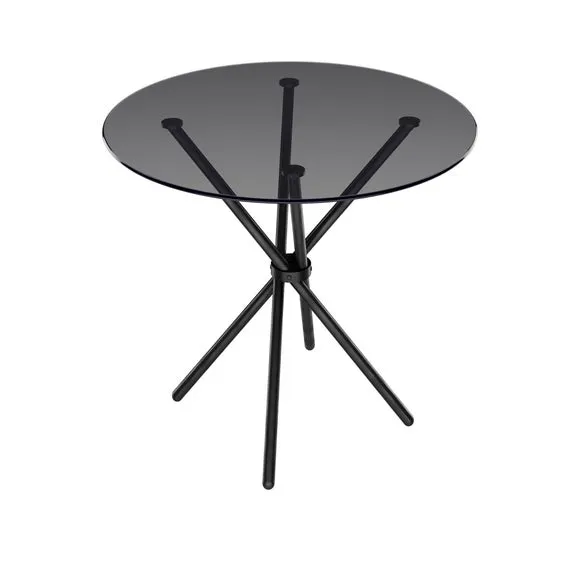 Casa 4 Seater Glass Top Dining Table 2