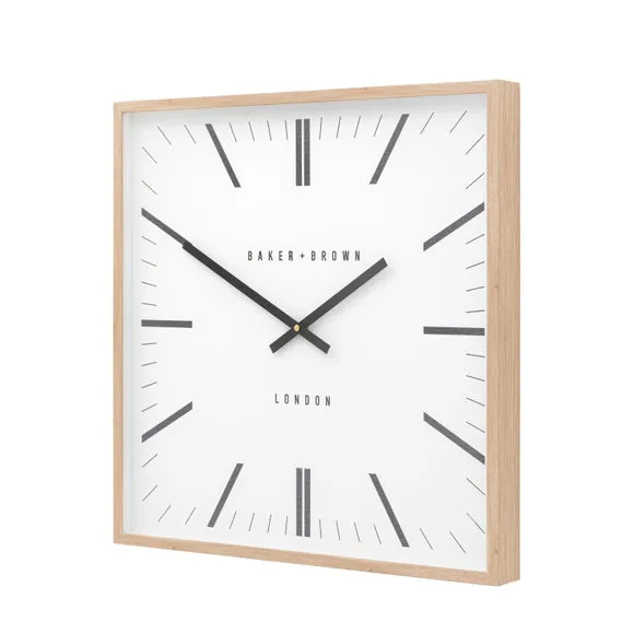 Cedar & Sage Penhurst Square Wall Clock 5