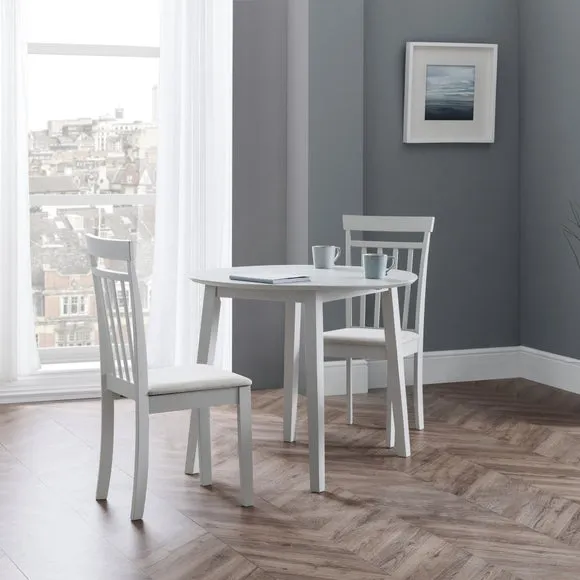Return - Coast Set of 2 Dining Chairs, Faux Linen