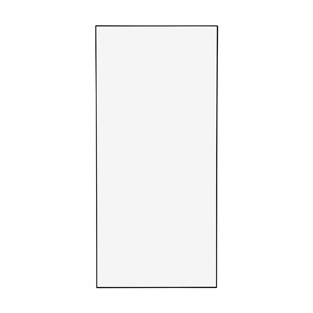 Heal's Fine Edge Mirror Rectangle 130x60cm Black 1