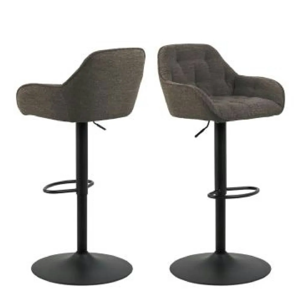 netfurniture Chelsea Swivel Bar Stool in Taupe Set of 2 2