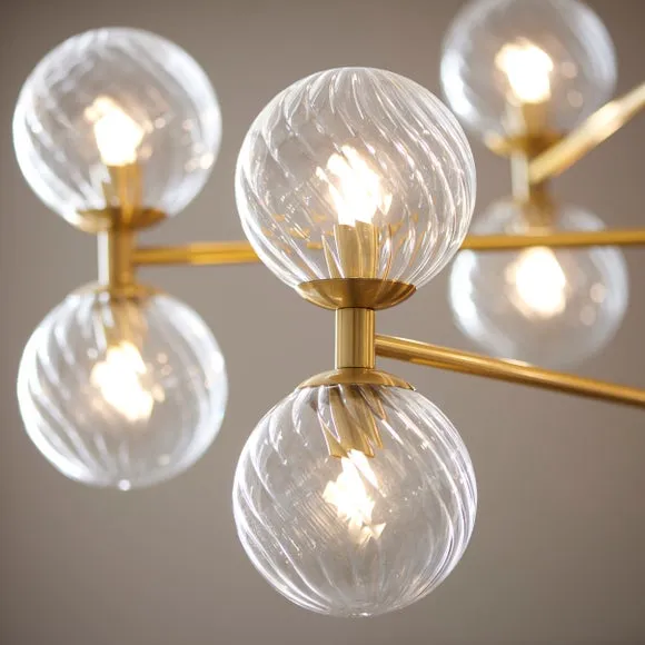 Vogue Esteban Art Deco 12 Light Adjustable Ceiling Light 2