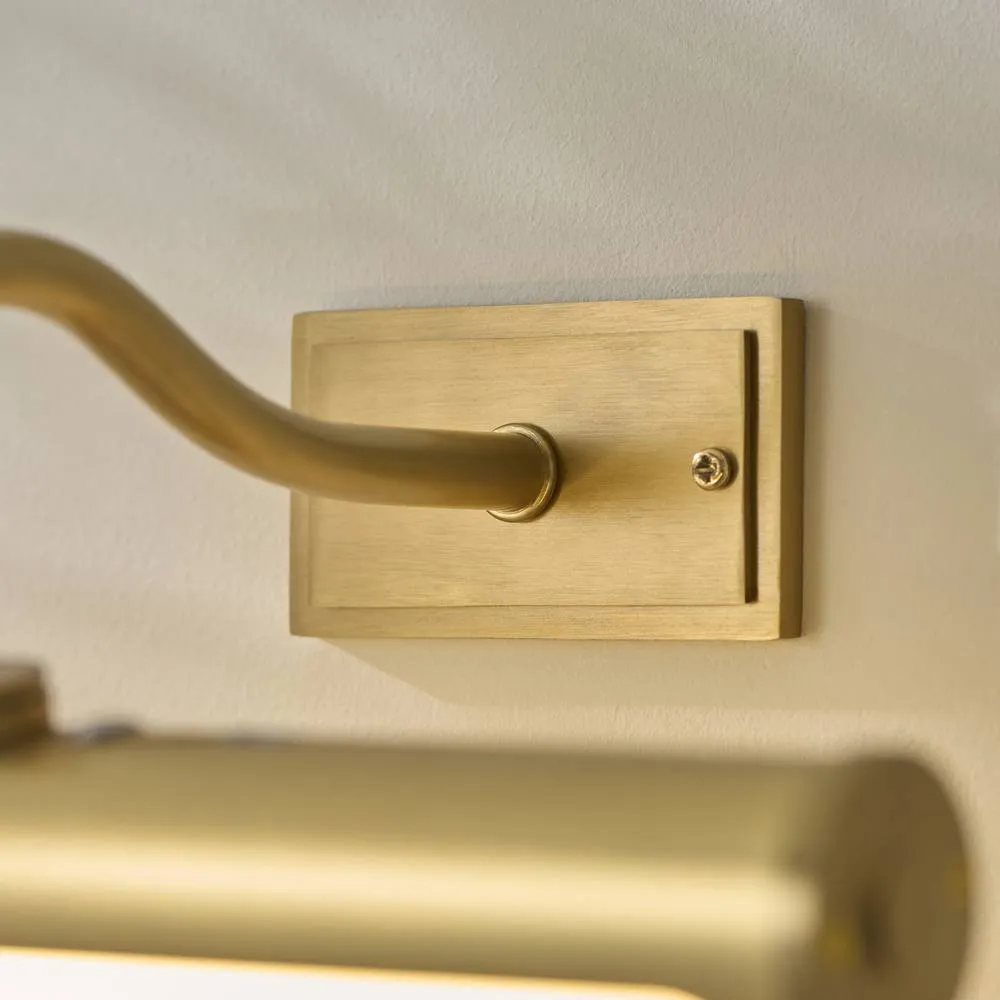 Netlighting Maris Rechargeable Picture Light Warm Brass Frosted Pc in Gold 6