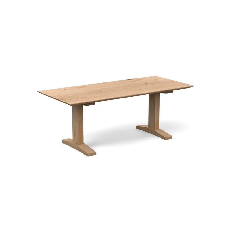 Heal's Lisbon Table 180x90cm Blonde Oiled Oak Chamfered Edge Not Filled 1