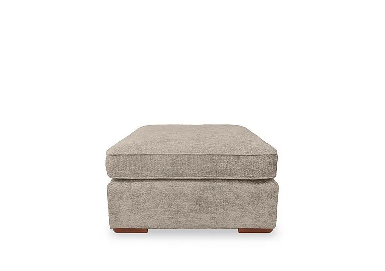Emilia Square Footstool - Stone