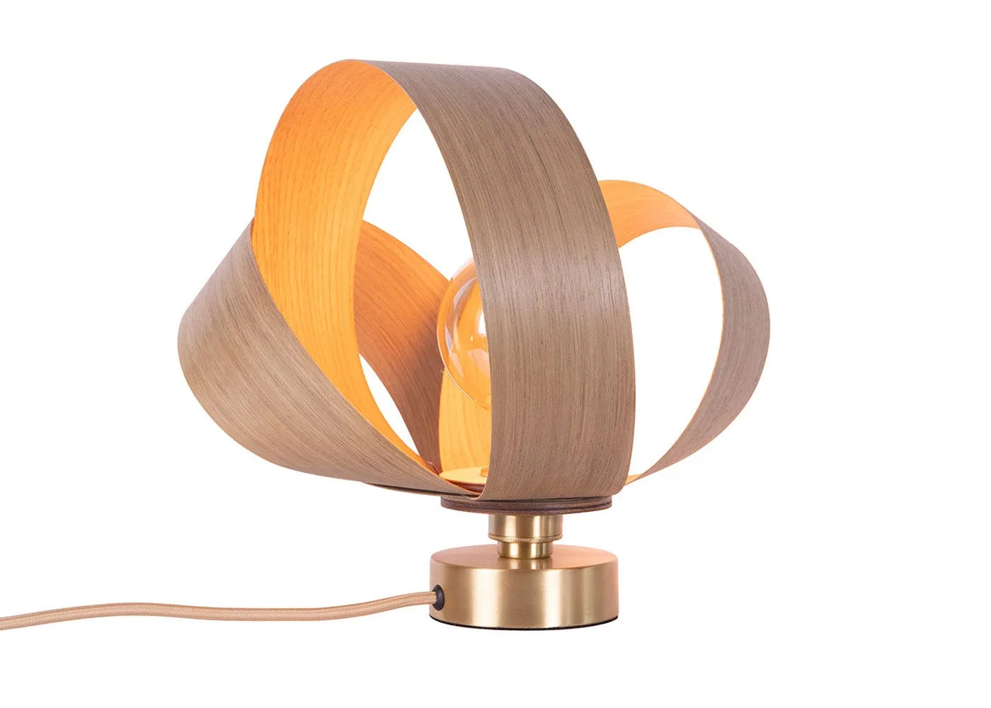 Tom Raffield Verso Table Lamp Oak 1
