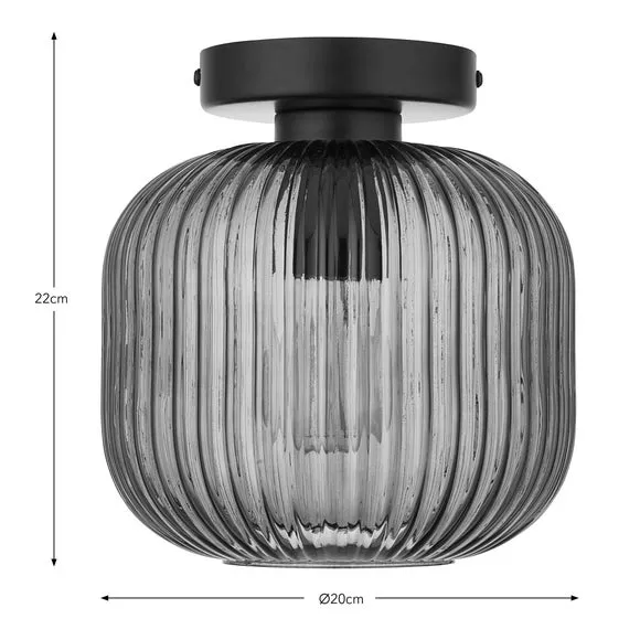 Riley Flush Ceiling Light 6