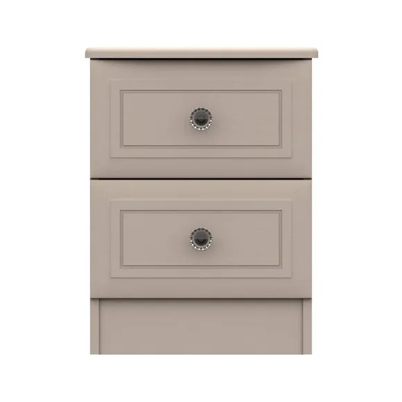 Portia 2 Drawer Bedside Table
