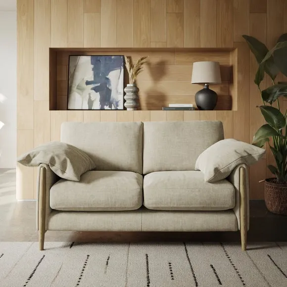 Hector Tonal Plush Chenille 2 Seater Sofa