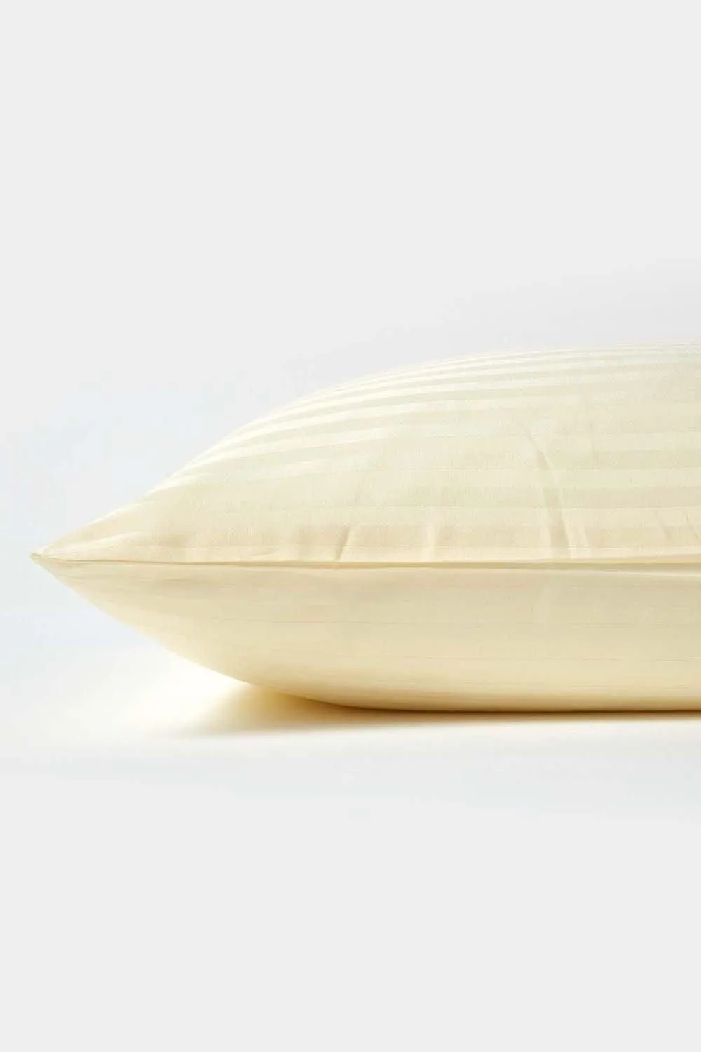 Homescapes Continental Egyptian Cotton Pillowcase 330 TC, 40 x 80 cm in Bright Yellow 2