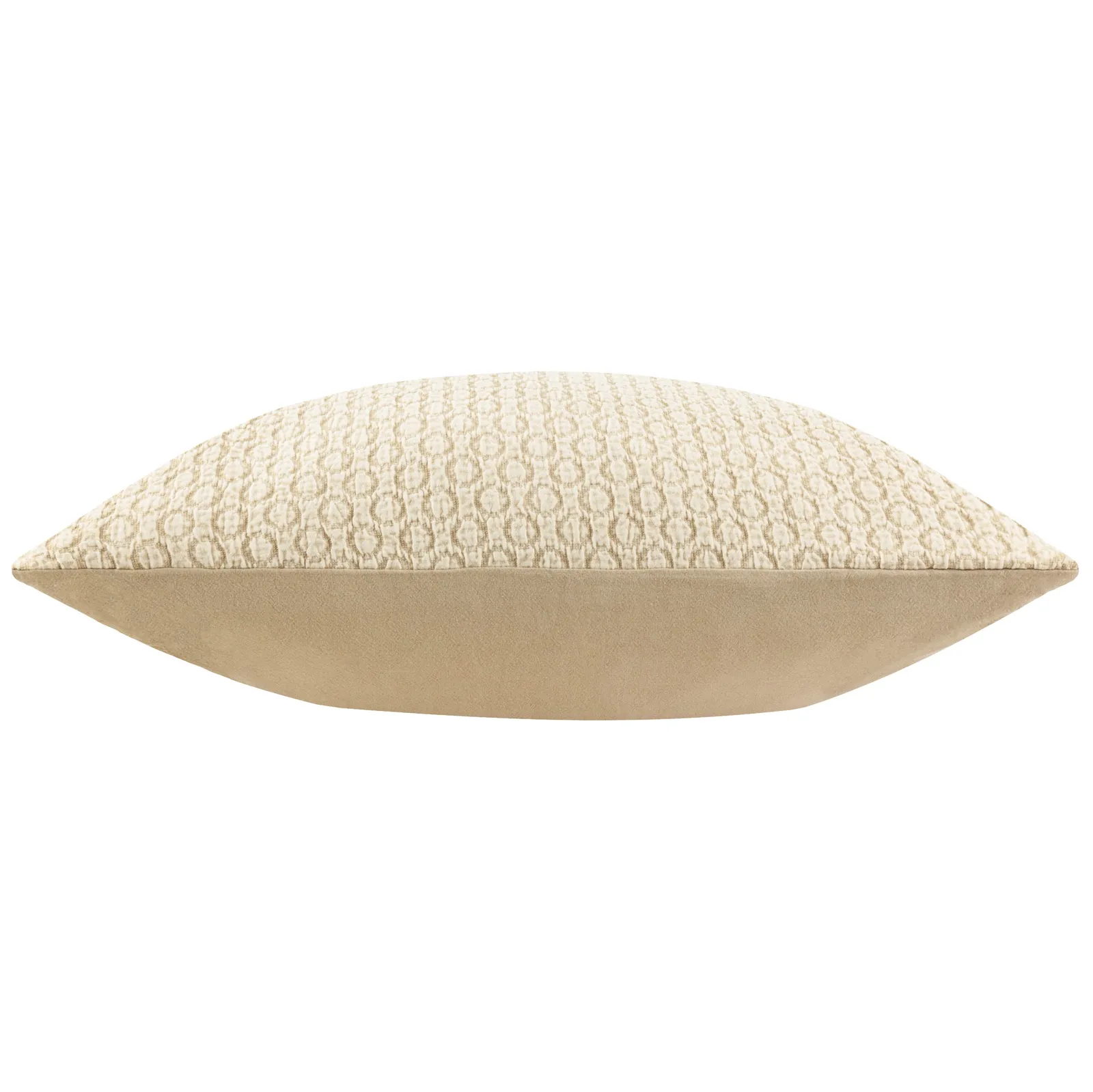 Yard Tryfan Textured 100% Cotton Cushion in Natural 4