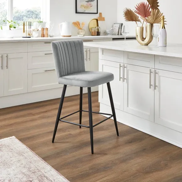 Taylor Counter Height Stool, Velvet 1