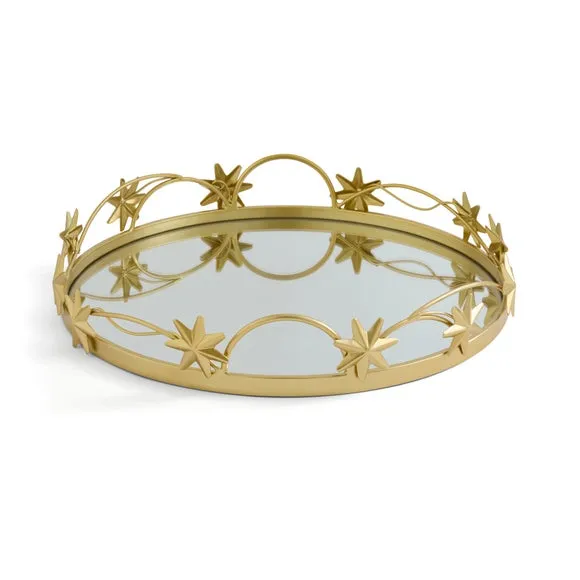 Star Frame Mirrored Decorative Tray 3