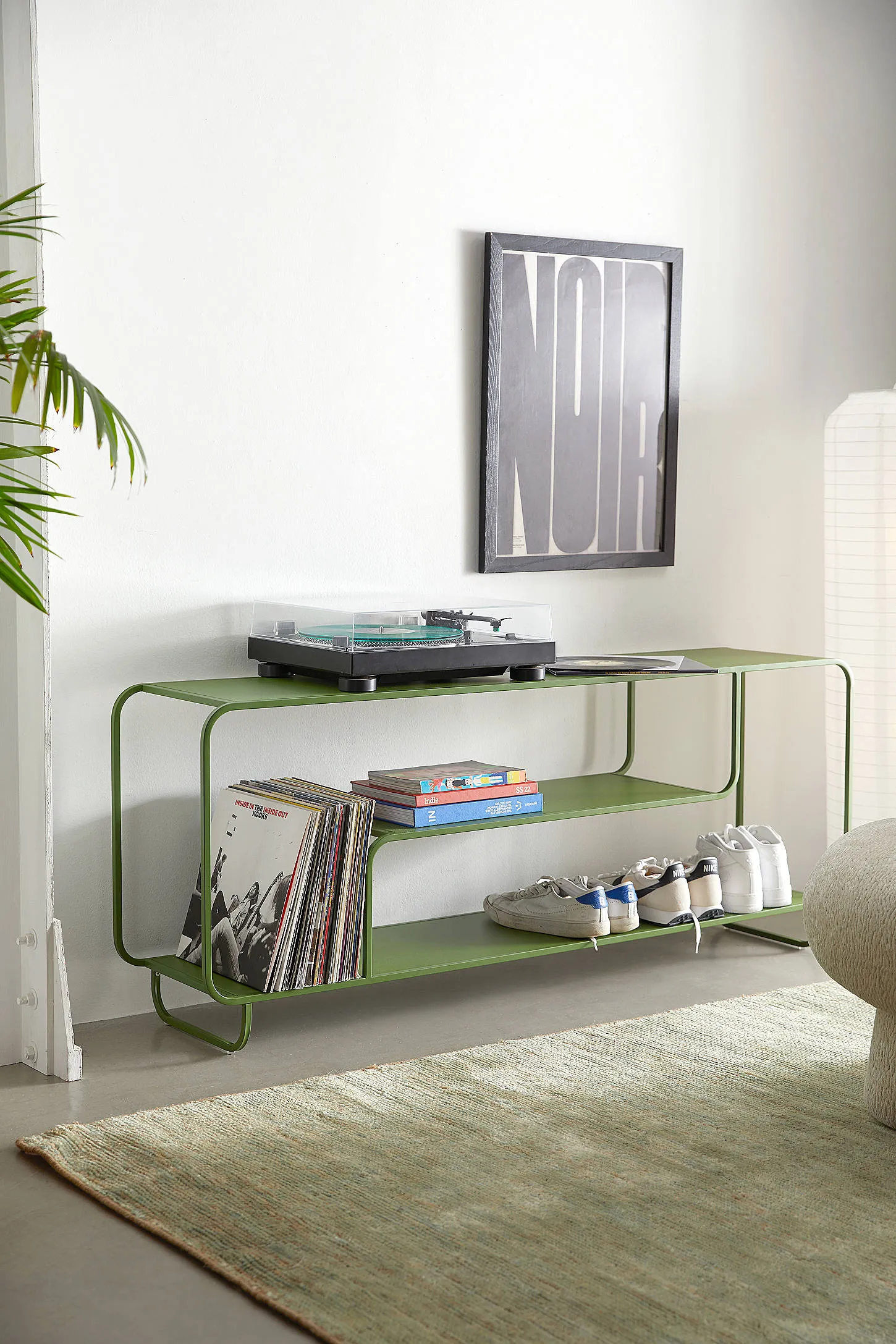Alana Green Console Media Stand - Green