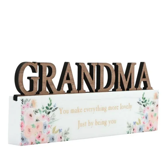 The Cottage Garden Grandma Word Plaque 2