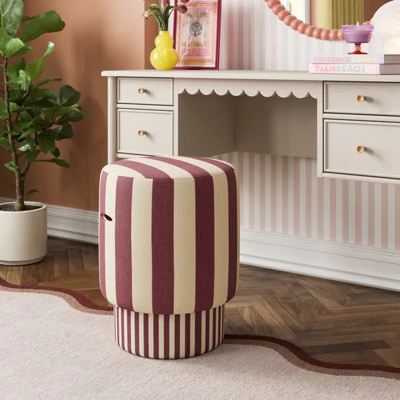 Neeva Woven Stripe Mix Adjustable Height Stool