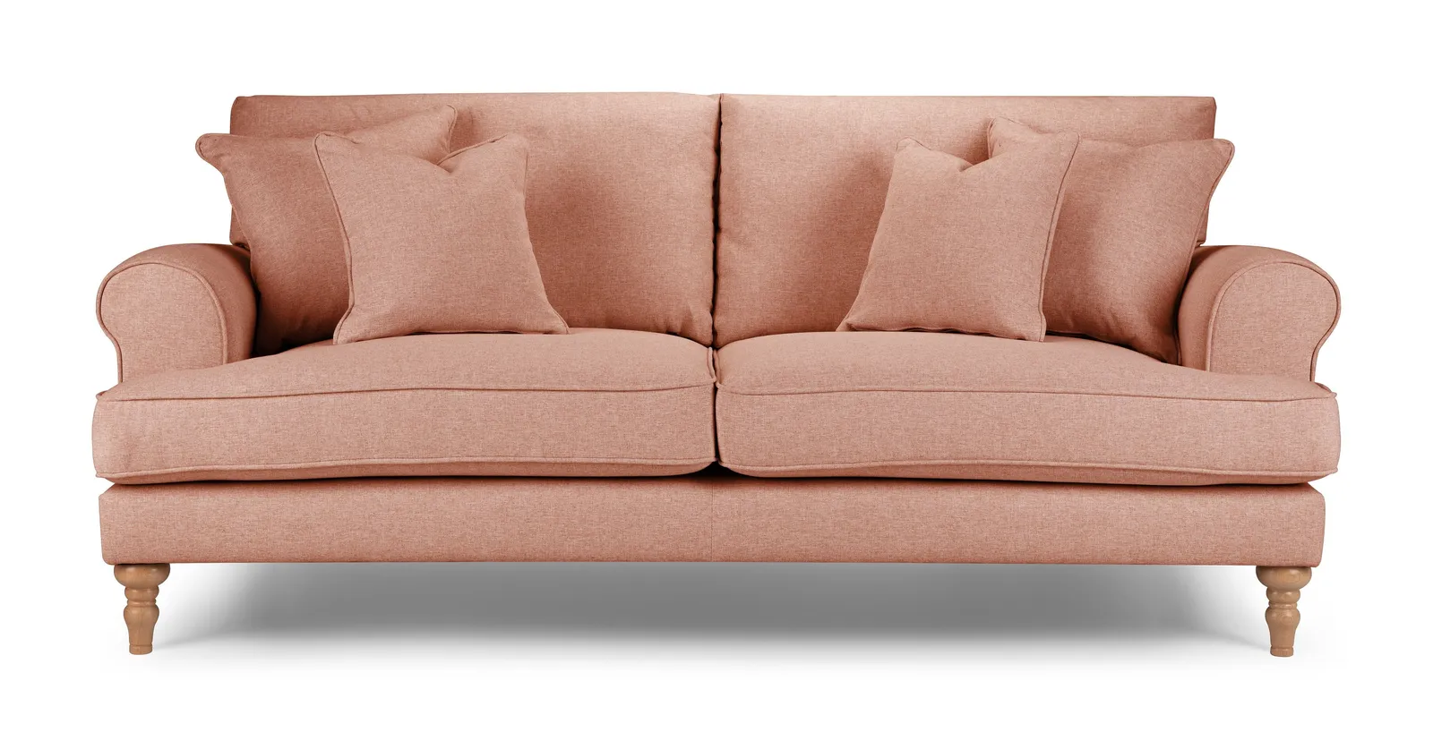 The Great Sofa Company Margot Medium Sofa Faro Coral in Pink 3