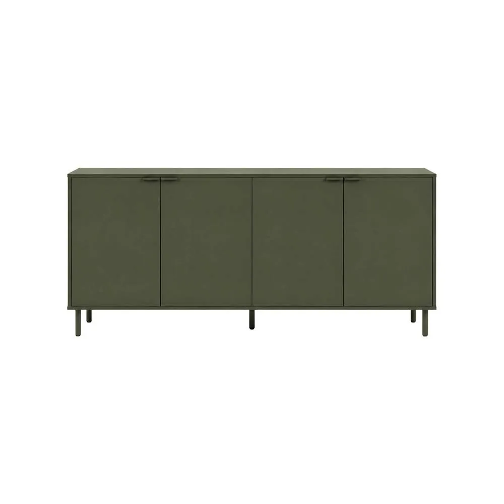 sweeek Sideboard 4 doors 160cm wood decor & metal in Khaki 3