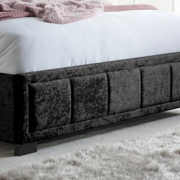 Hannover Crushed Velvet Bed Frame 3