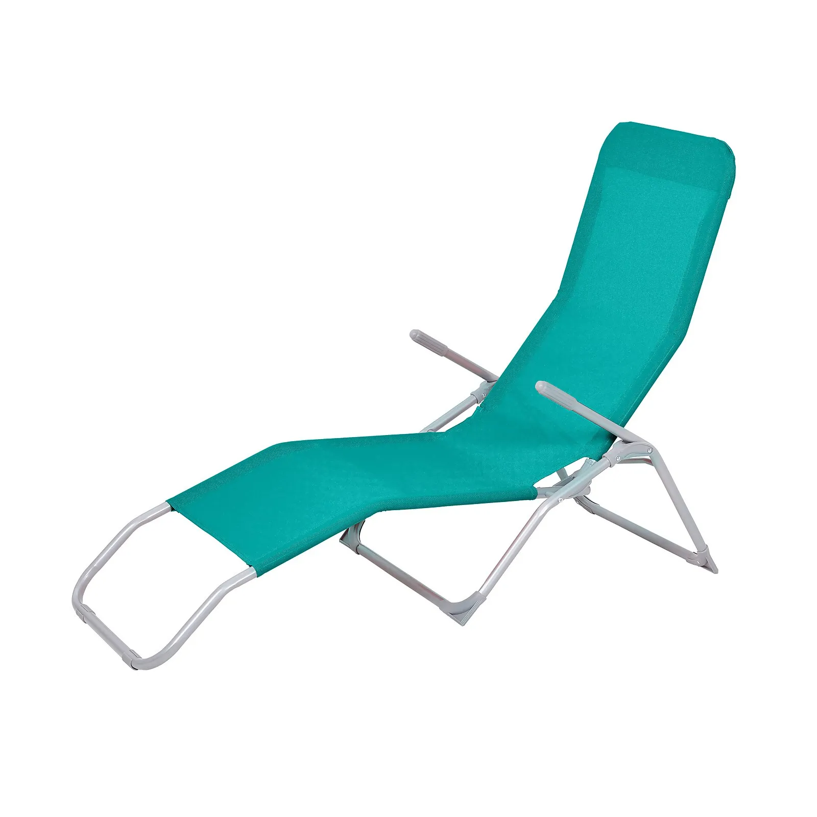 Homebase Siesta Sunlounger - Blue