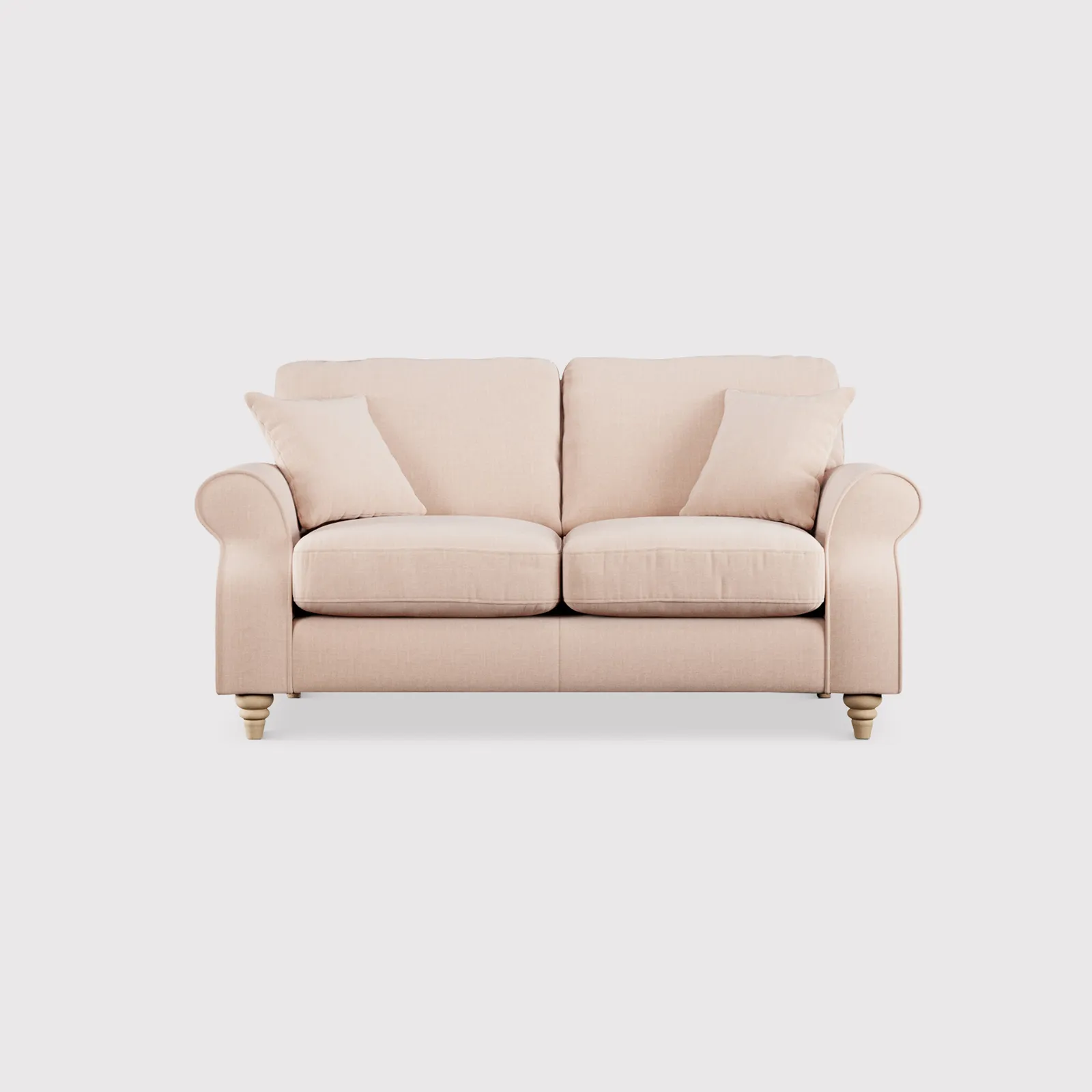 Hattie 2 Seater Sofa, Pink Fabric | Barker & Stonehouse 1