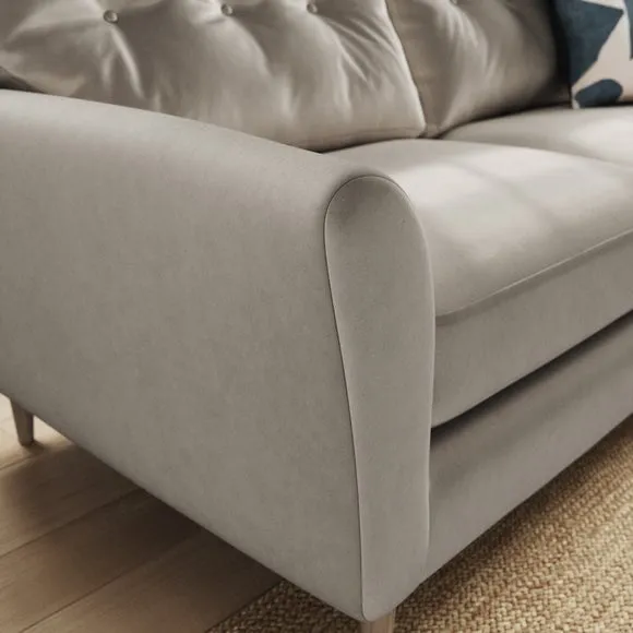 Sven Opulent Velvet 3 Seater Sofa 5