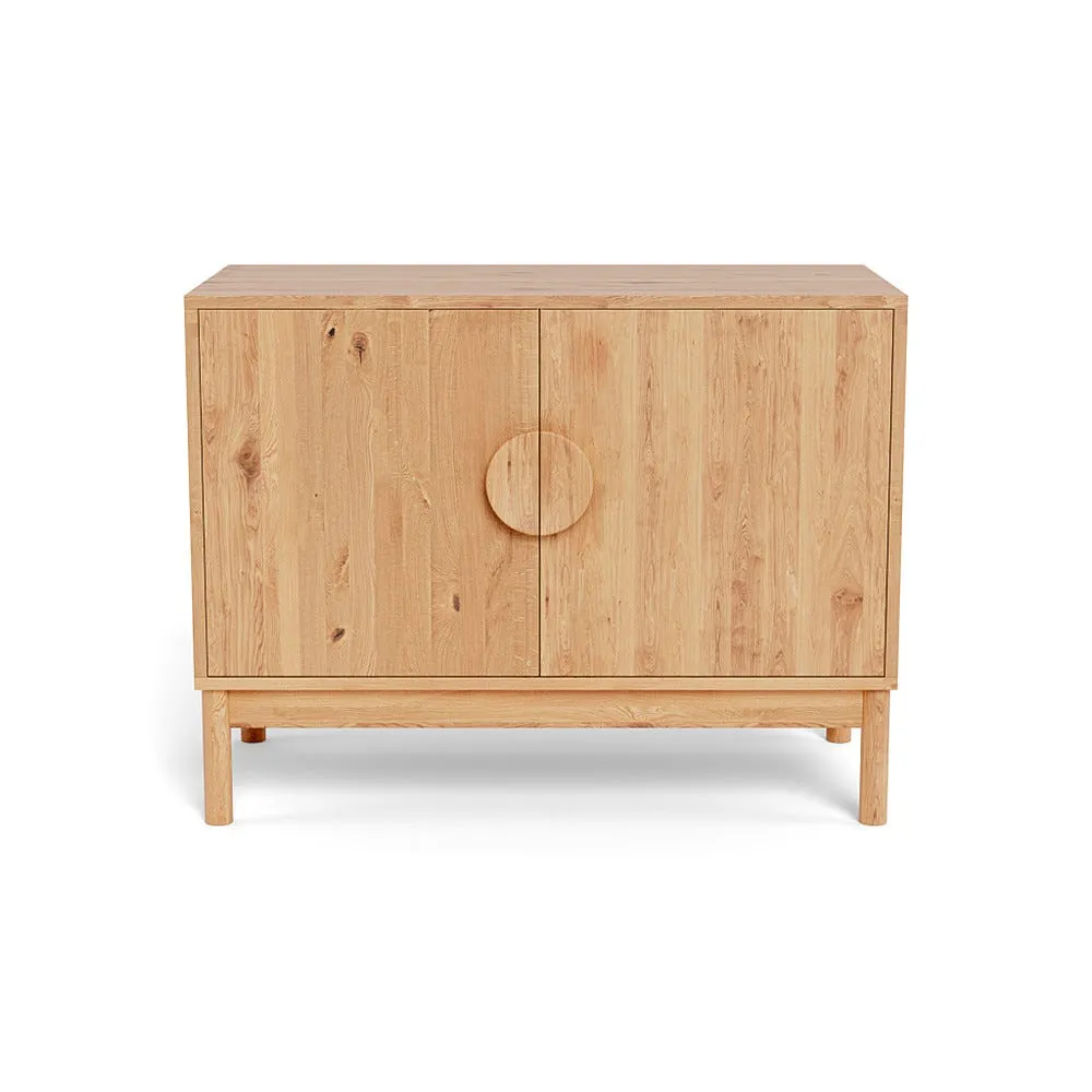 Heal's Tinta Small Sideboard Natural Oak Carcass Natural Oak Doors 1