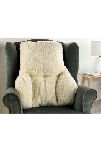 Ezysleep Soft Sherpa Fleece Support Pillow in Beige