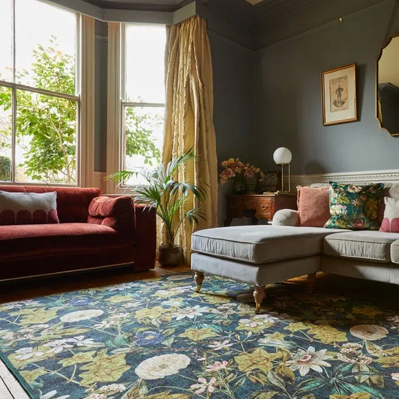 Clarke and Clarke Passiflora Washable Rug 6