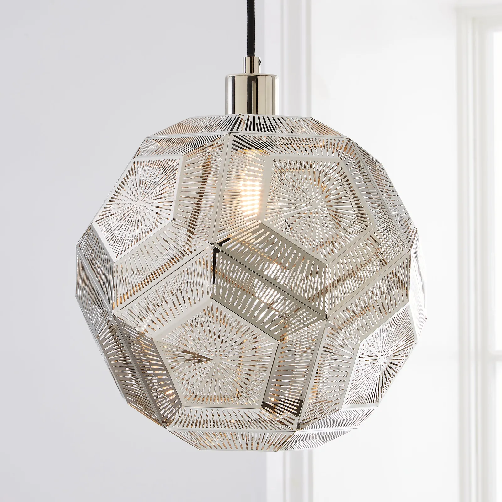 Dodeca Pendant Fitting Silver