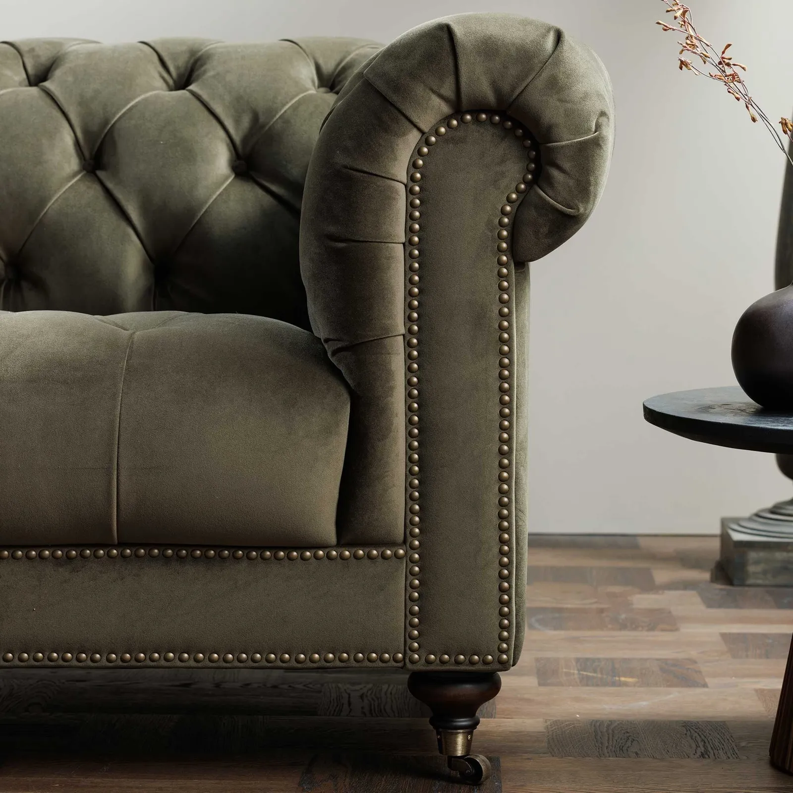 Ullswater Club Armchair, Green Velvet | Barker & Stonehouse 3