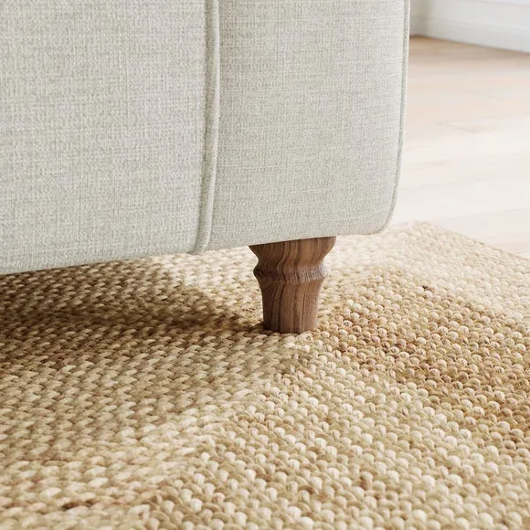 Flori Chenille Soft Texture 3 Seater Sofa 5