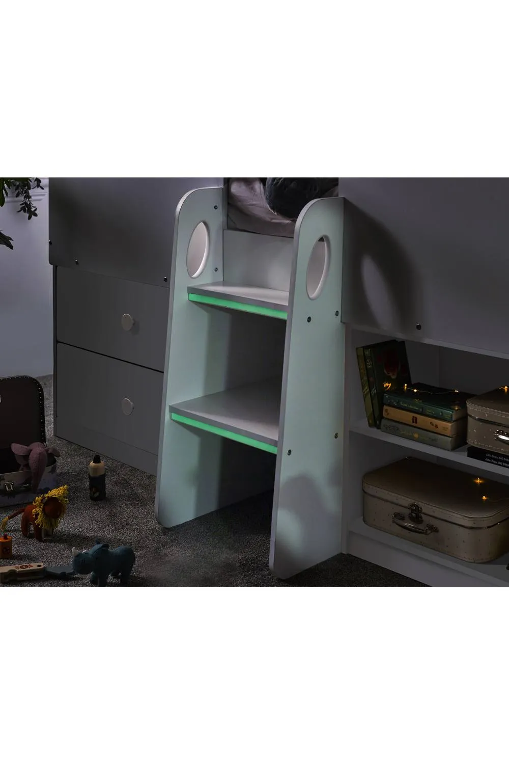 Julian Bowen Orpheus Treehouse Midsleeper Cabin Bed in White 6