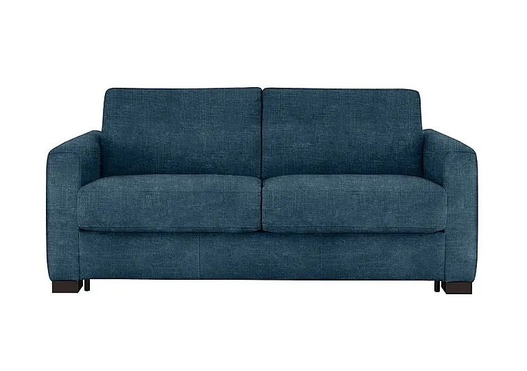 Alcova 2.5 Seater Fabric Sofa Bed with Box Arms - Baobab Blue - Sofas and Armchairs - In Time for Christmas