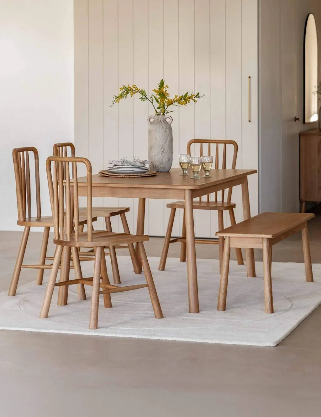 Gallery Direct Wycombe Modern Dining Table Natural