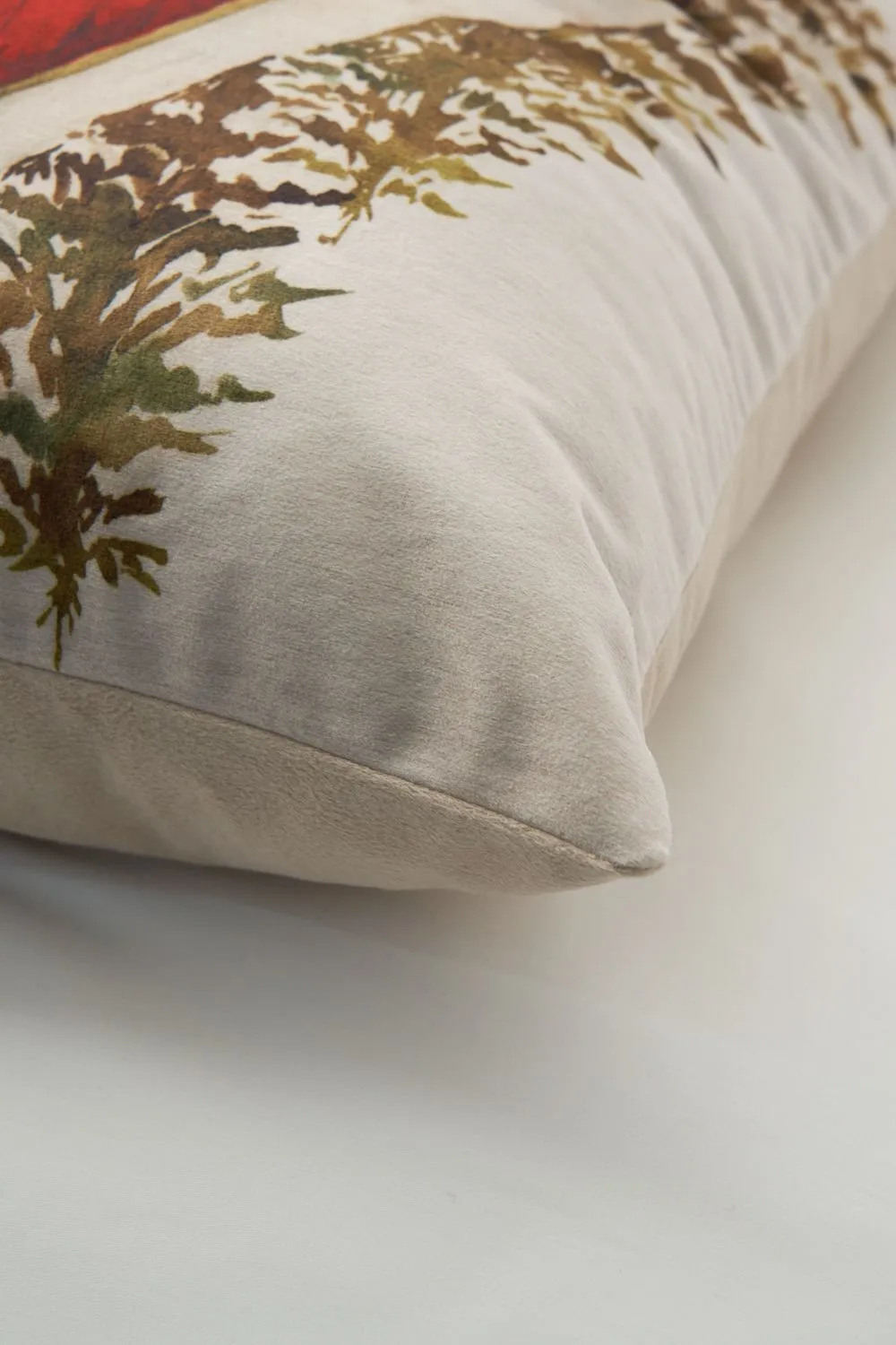 BHS Christmas Winter Home Cushion in Green 3