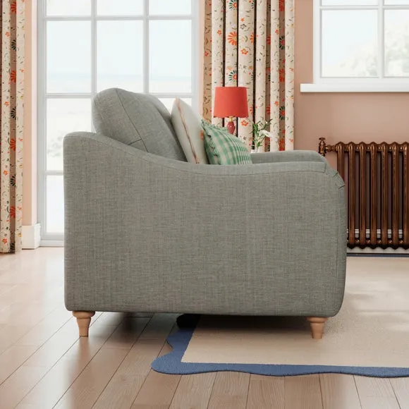 Hattie Slub Faux Linen Snuggle Sofa 2