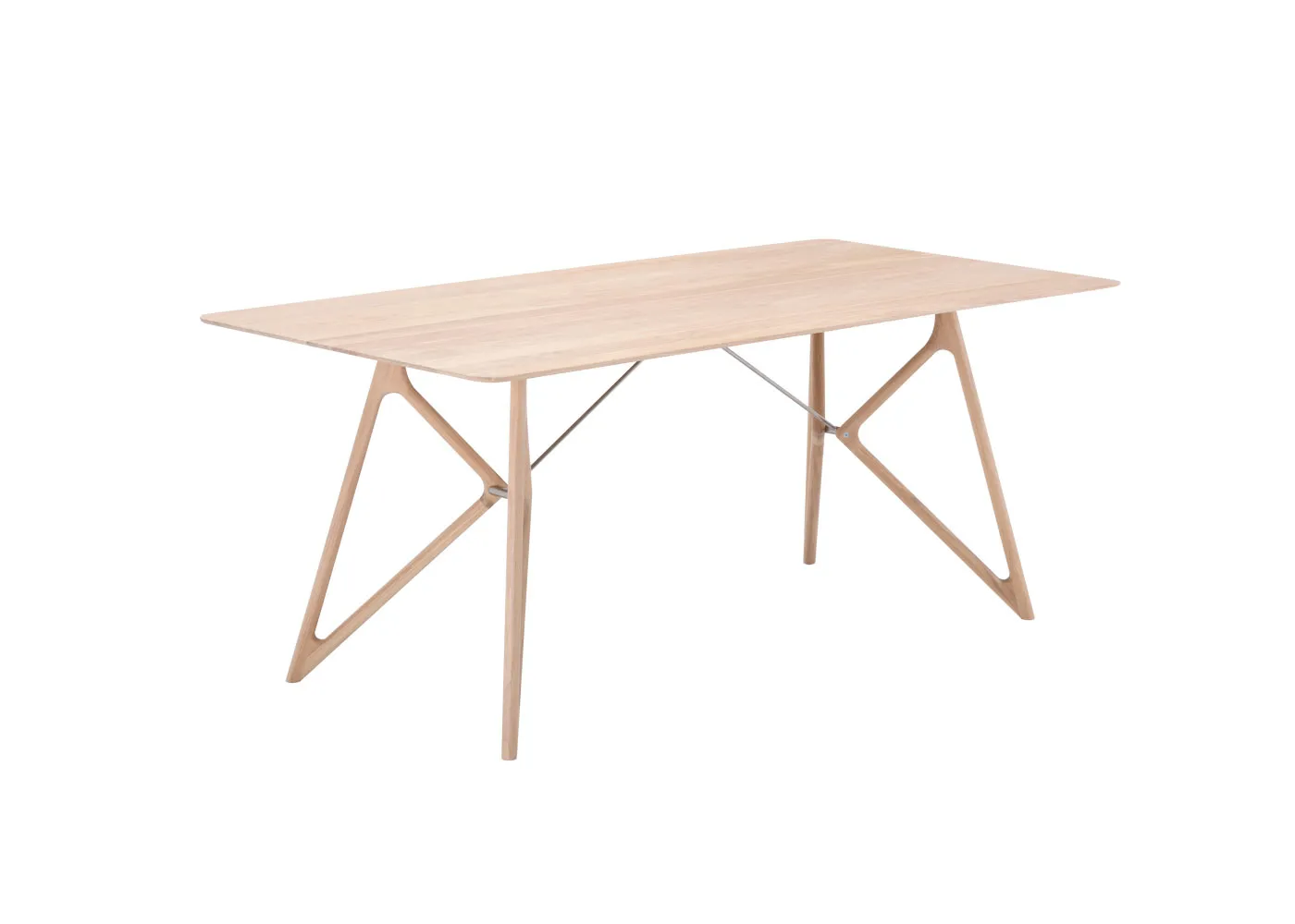 Gazzda Tink Dining Table White Oiled Oak 180cm 1