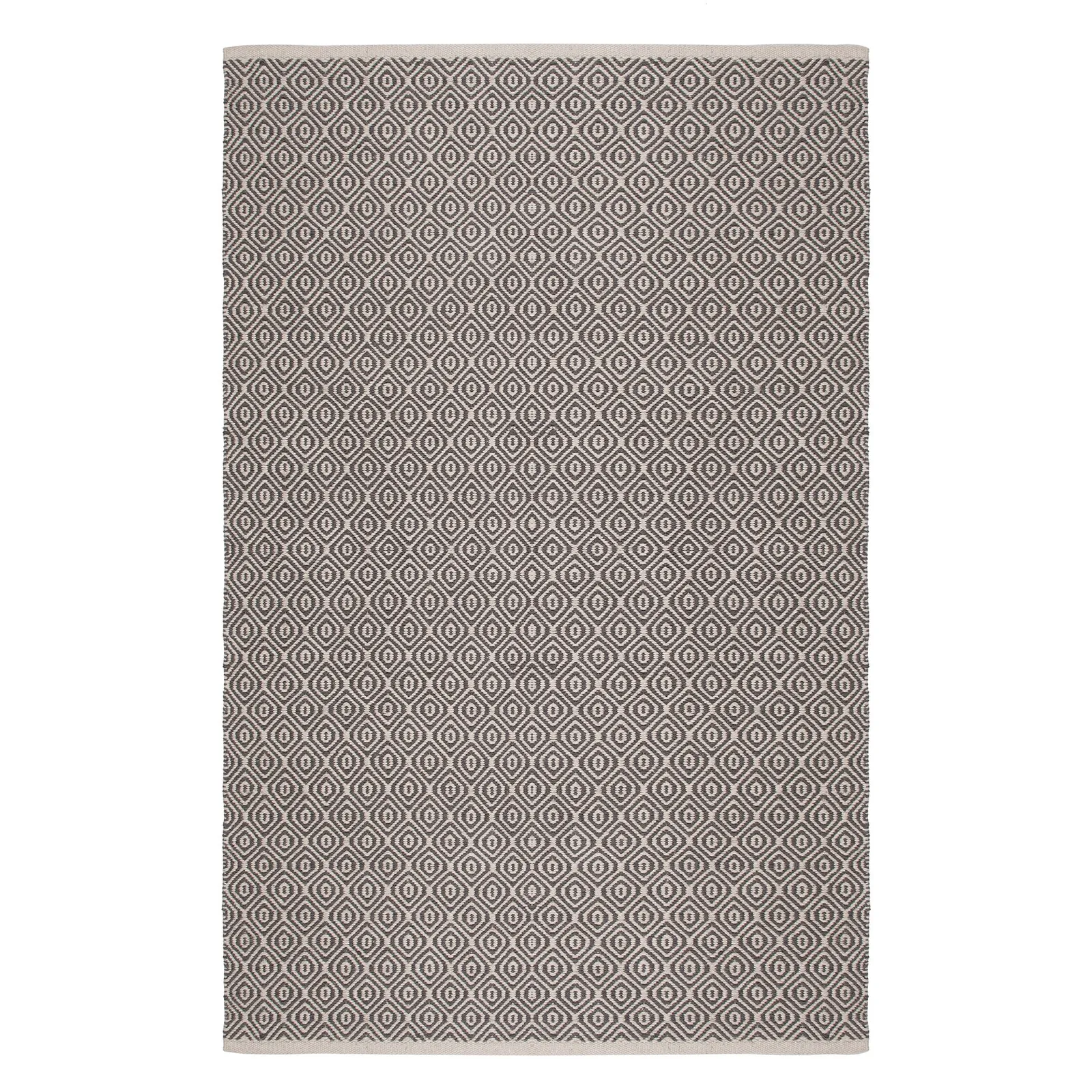 Diamond Weave Rug Grey